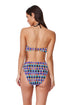 Profile by Gottex Retro Riviera Bandeau Halter Netted Crochet Bikini Top